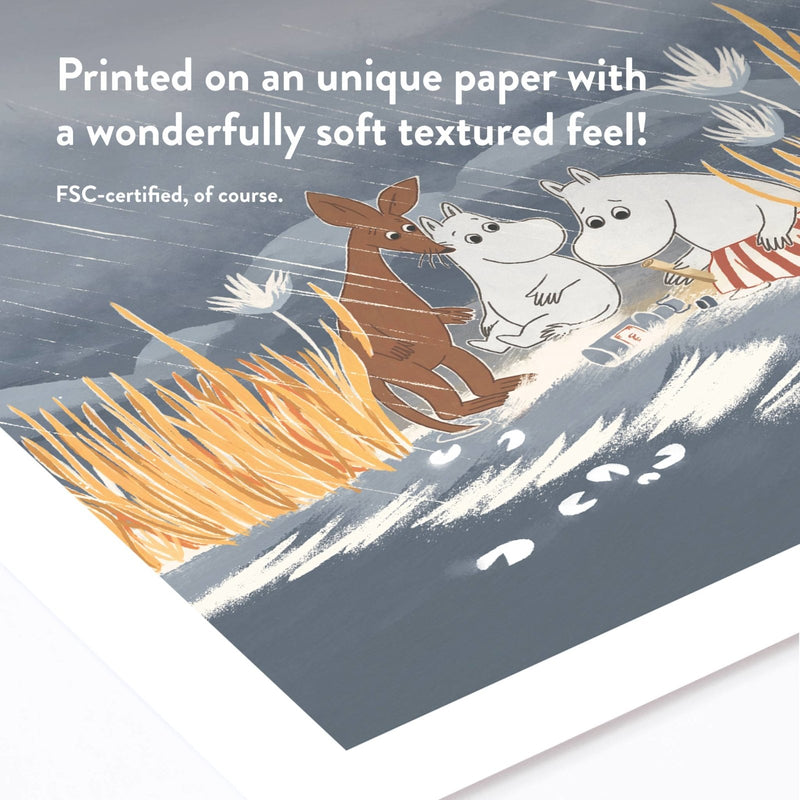 Moomin and the Message in a Bottle Poster