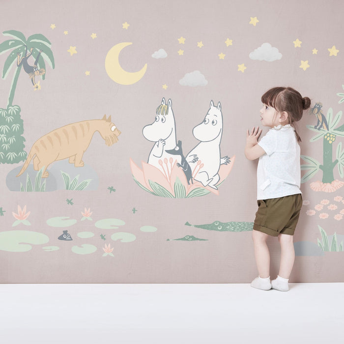 Αυτοκόλλητα τοίχου περιπέτειας Moomin Jungle