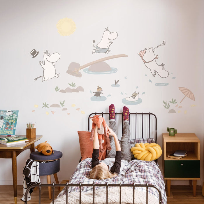Adesivi murali Moomin Summer Day