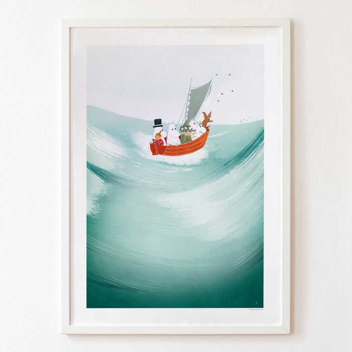 Affisch Mumin och havet