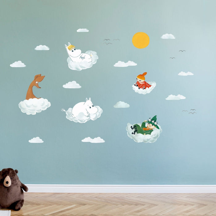 Adesivi murali Mumin sulle nuvole