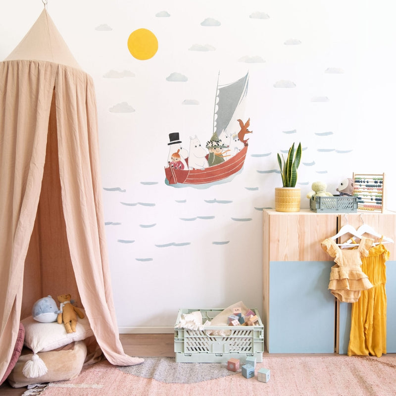 Muminernas sjöäventyr väggklistermärken