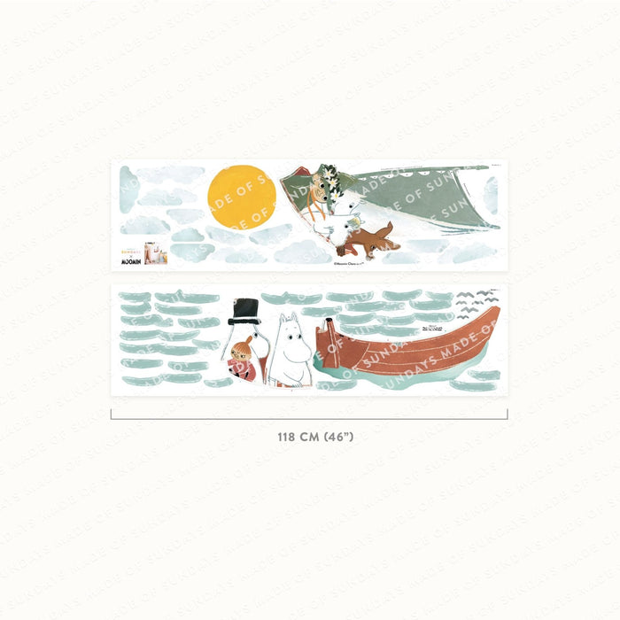 Moomin et L'aventure en mer - Stickers muraux 