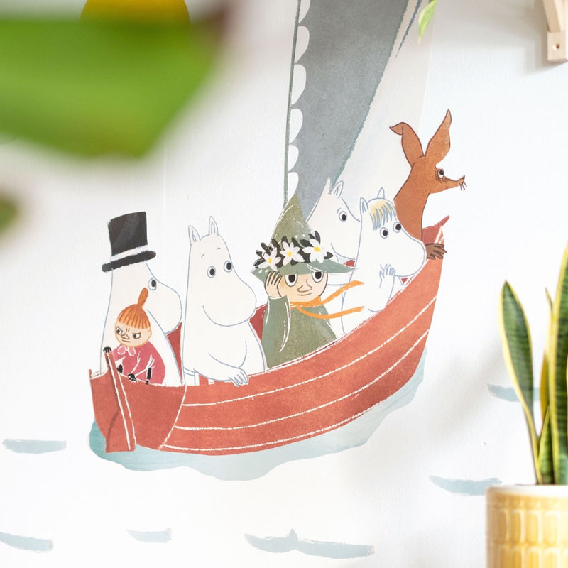 Muminernas sjöäventyr väggklistermärken