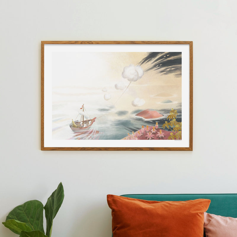 Moomins under Sail Poster - Made of Sundays