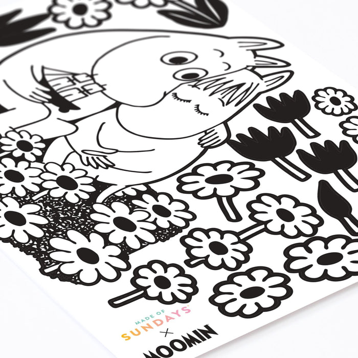 Moomin et la Demoiselle Snorque - Stickers muraux