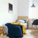 Mustard Yellow Watercolour Polka Dot Wall Stickers, 6 cm, wall decals by Made of Sundays
