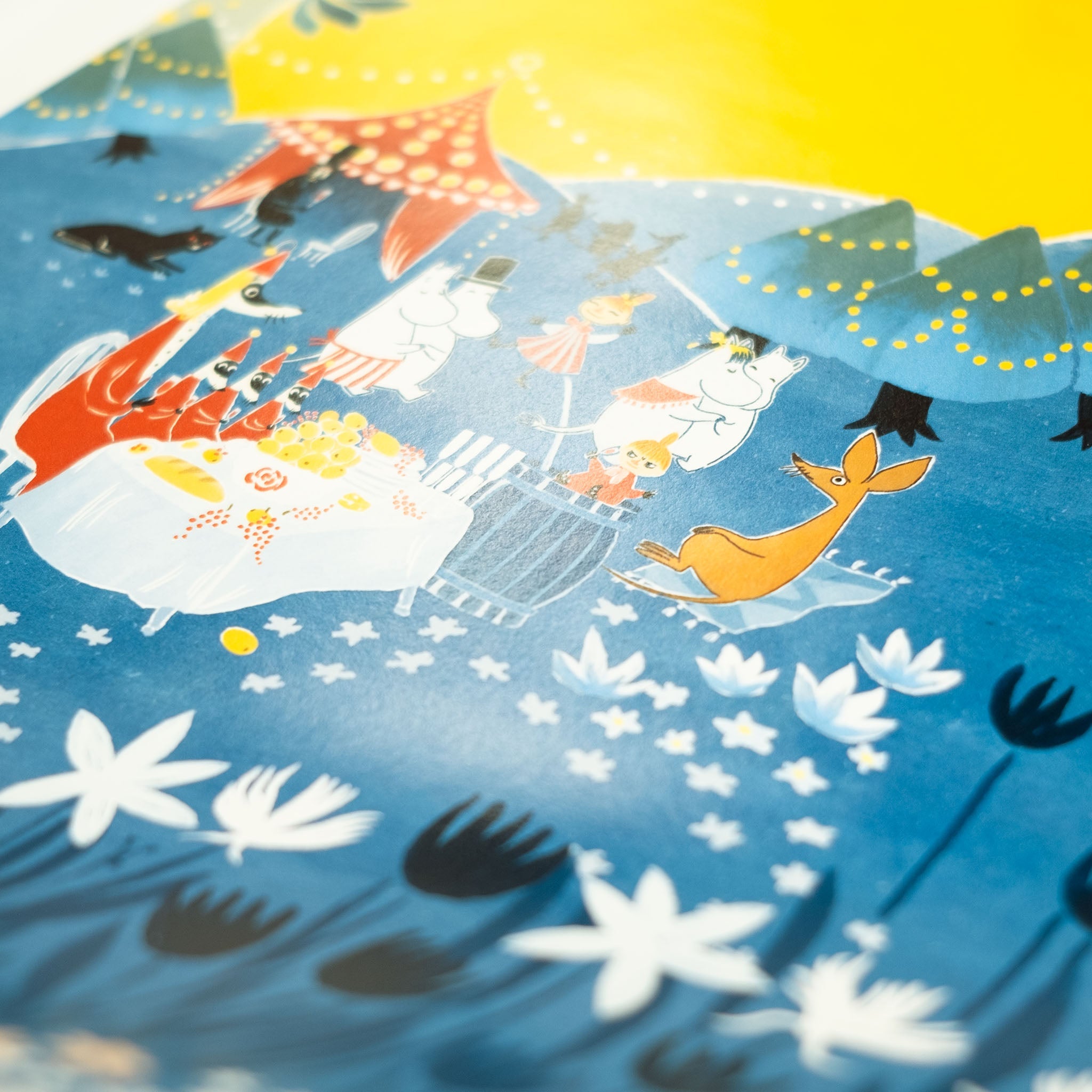 ムーミン谷の夏祭りポスター — Made of Sundays