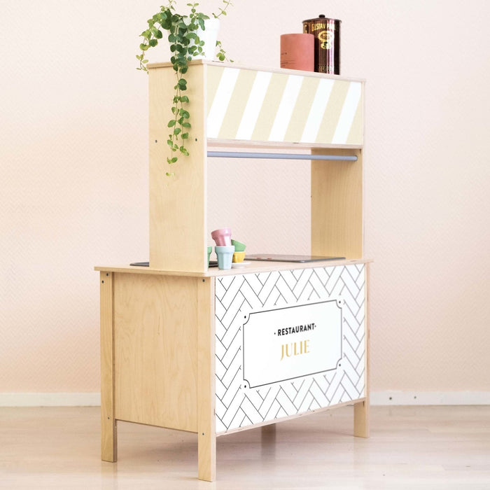 Personliga Cafédekaler för Ikea Duktig Play Kitchen