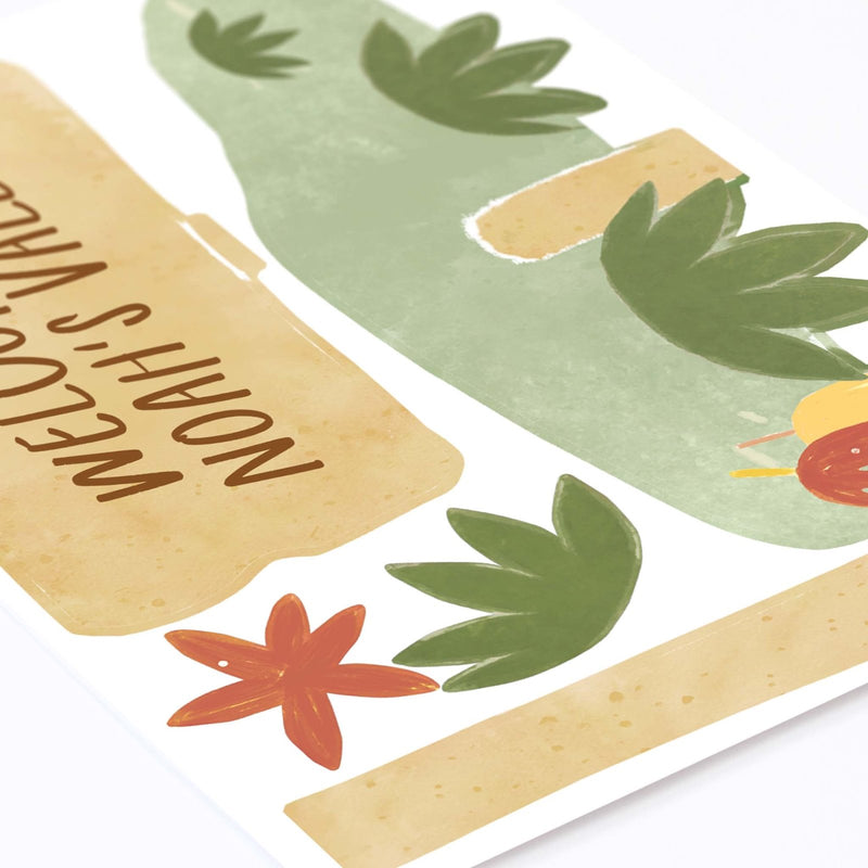 Gepersonaliseerd bord voor de Moominvallei