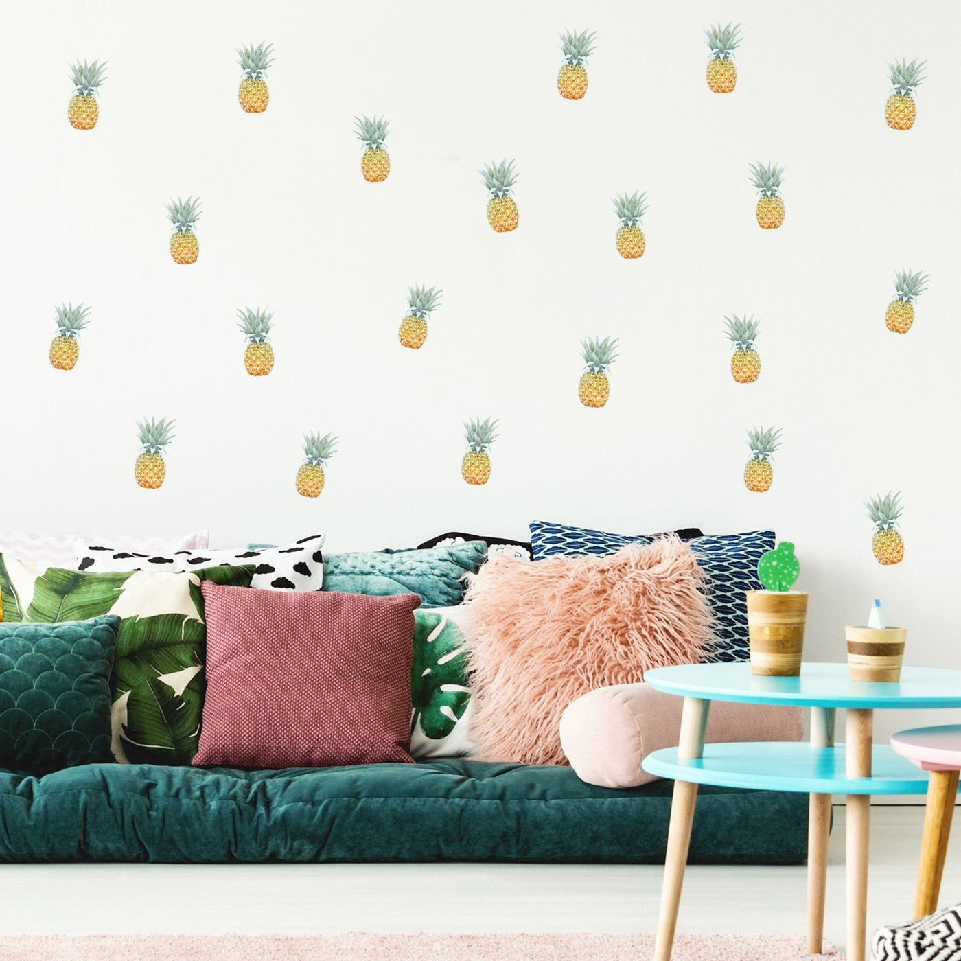 Beautiful pineapple wall decals for happy homes - Made of Sundays