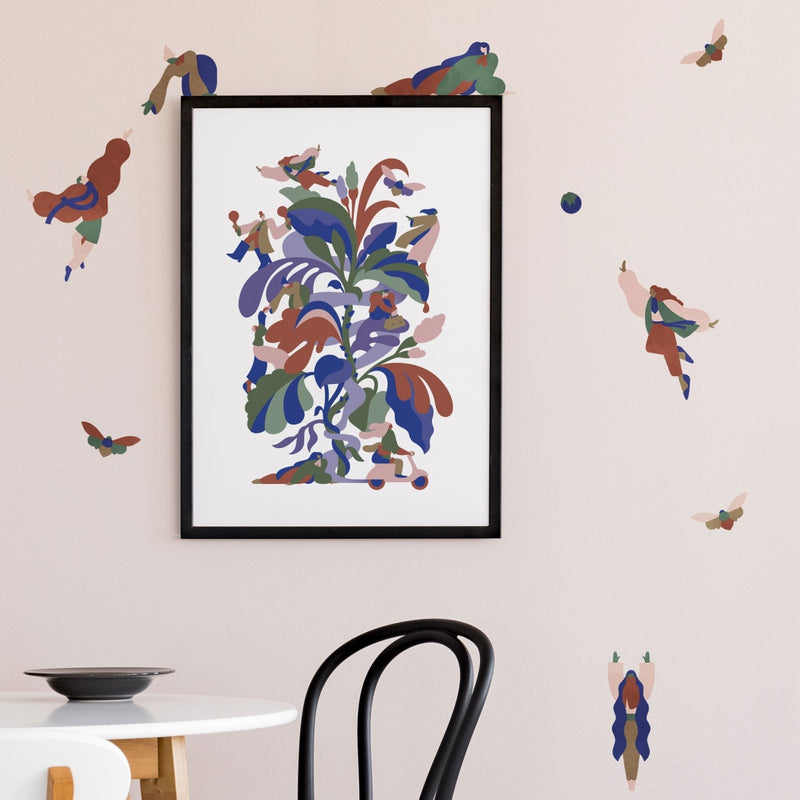Playful Characters Poster by Janine Rewell - Made of Sundays