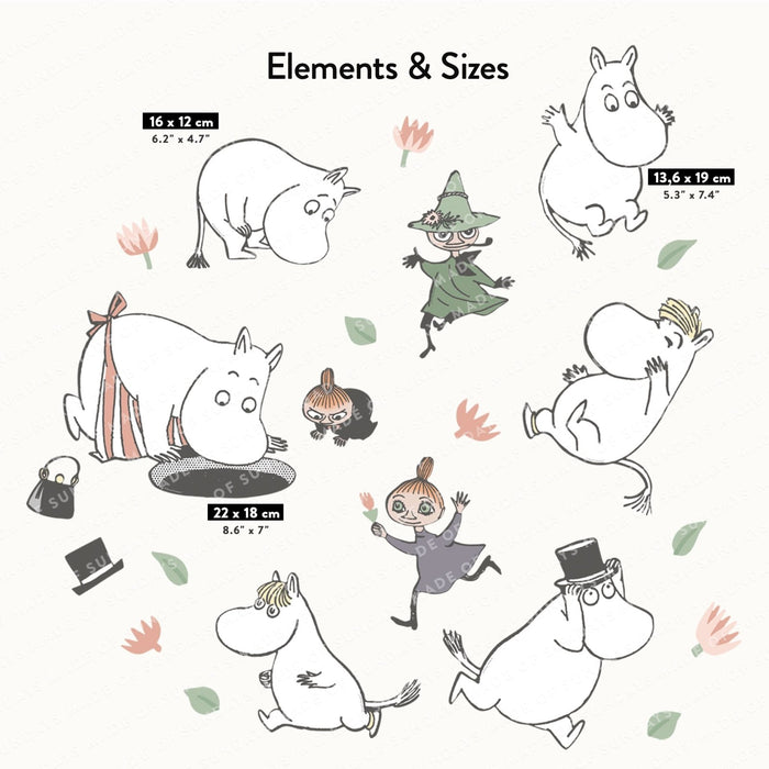 Moomins Malicieux - Stickers muraux