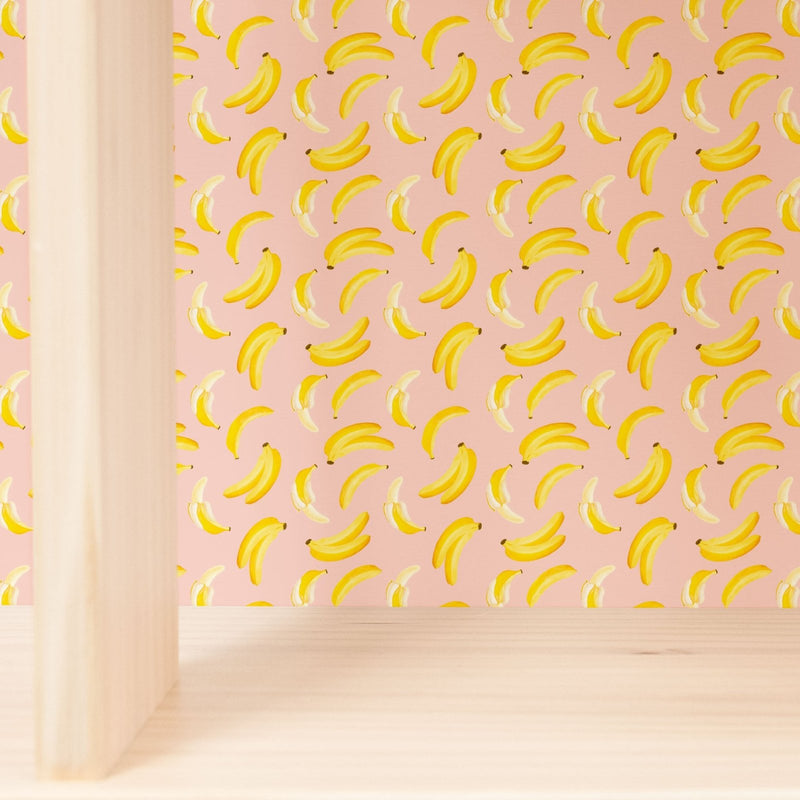 Pop Bananas Dollhouse Wallpaper - Dollhouse Wallpapers by Made of Sundays