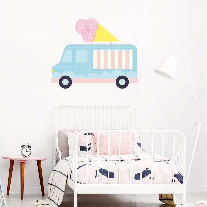 Pop Gelato truck Wall Sticker, wall decals by Made of Sundays