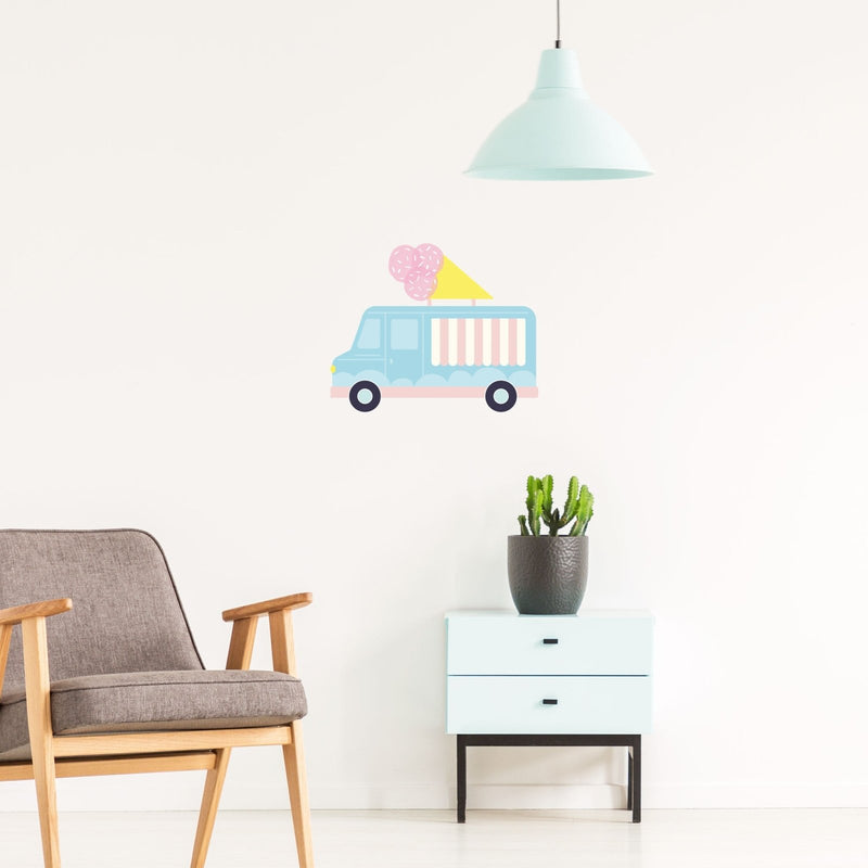Pop Gelato truck Wall Sticker, wall decals by Made of Sundays