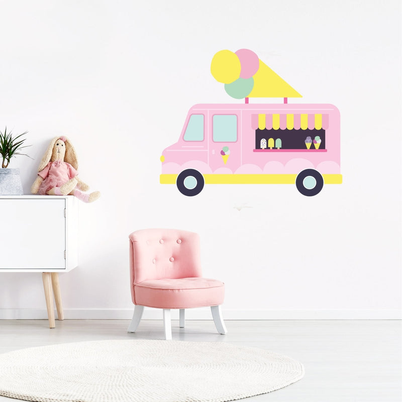 Pop Ice cream truck Wall Sticker, wall decals by Made of Sundays