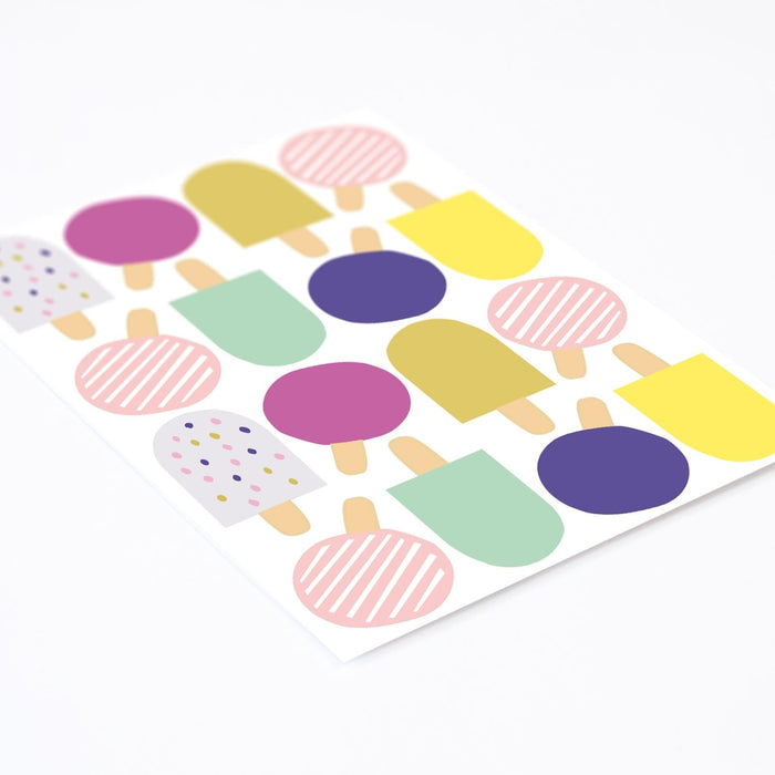 Pop Popsicle Stickers for walls, Cute interior decor — Made of Sundays