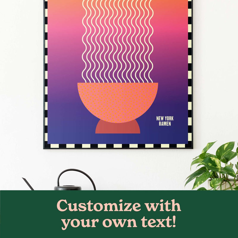 Ramen Shop Poster, personalised - Made of Sundays