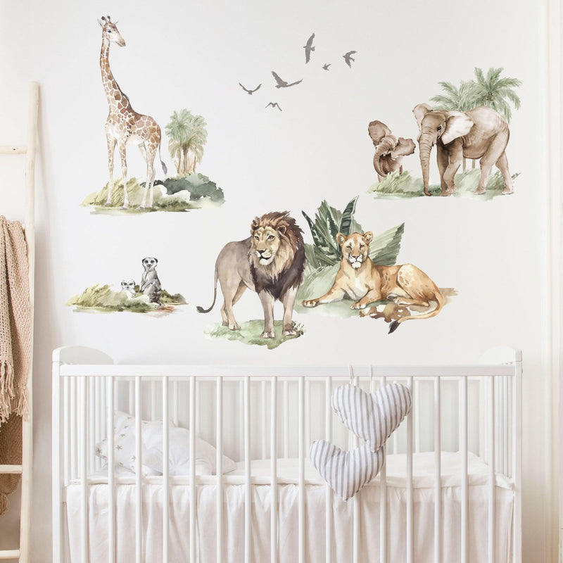 Savanna Animals Wall Stickers