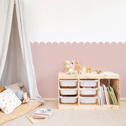 Scalloped Half Wall - Made of Sundays