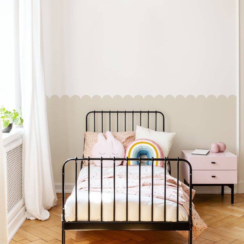 Scalloped Half Wall - Made of Sundays