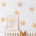 Scandinavian Small Daisy Flowers Wall Stickers - Made of Sundays