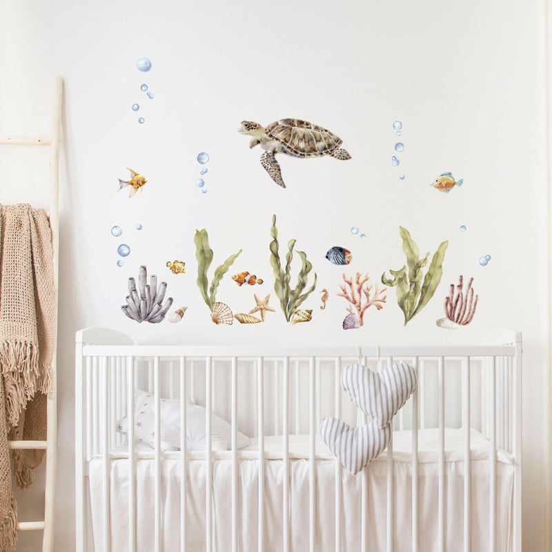 Sea Life Turtle Wall Stickers