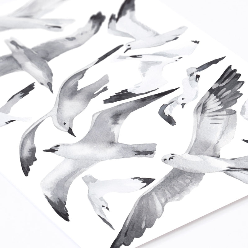 Seagulls & Clouds Wall Sticker Themepack, wall decals by Made of Sundays