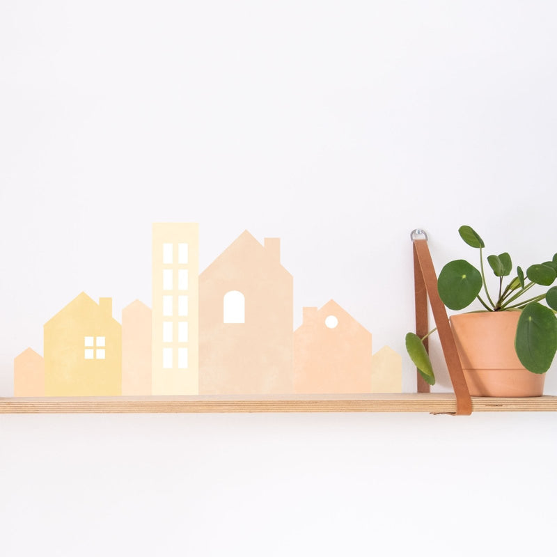 Stickers Muraux Maisons de Petite Ville