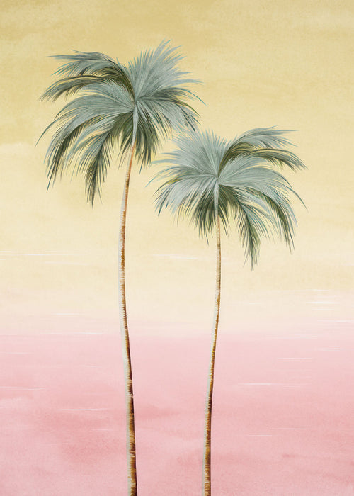 Sunset Palms, Poster - Posters by Made of Sundays