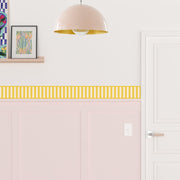 Terrace Stripe Wallpaper Border - Peel & Stick Wallpapers by Made of Sundays