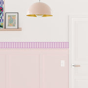 Terrace Stripe Wallpaper Border - Peel & Stick Wallpapers by Made of Sundays