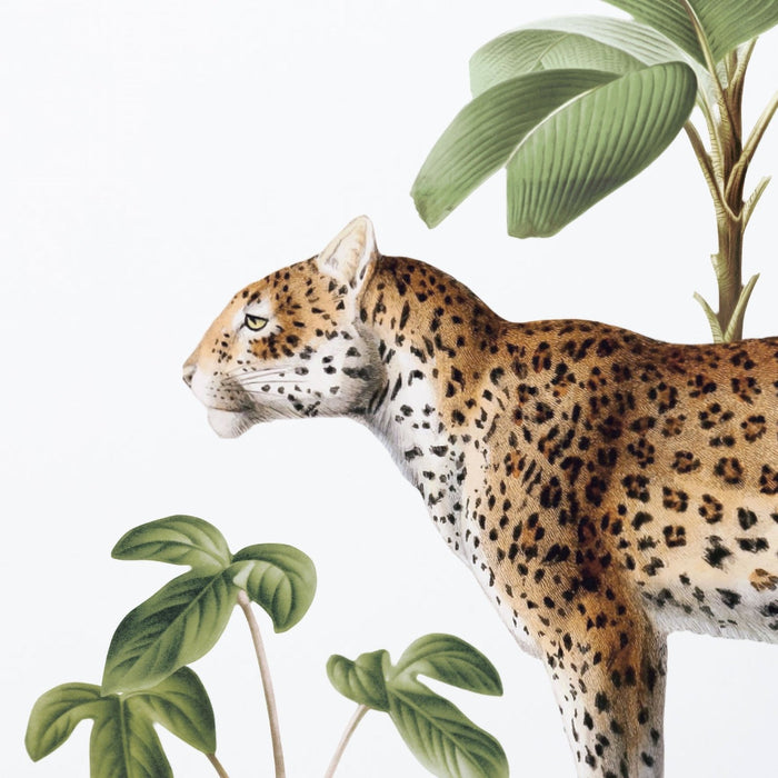 Wandaufkleber „Vintage-Leopard“