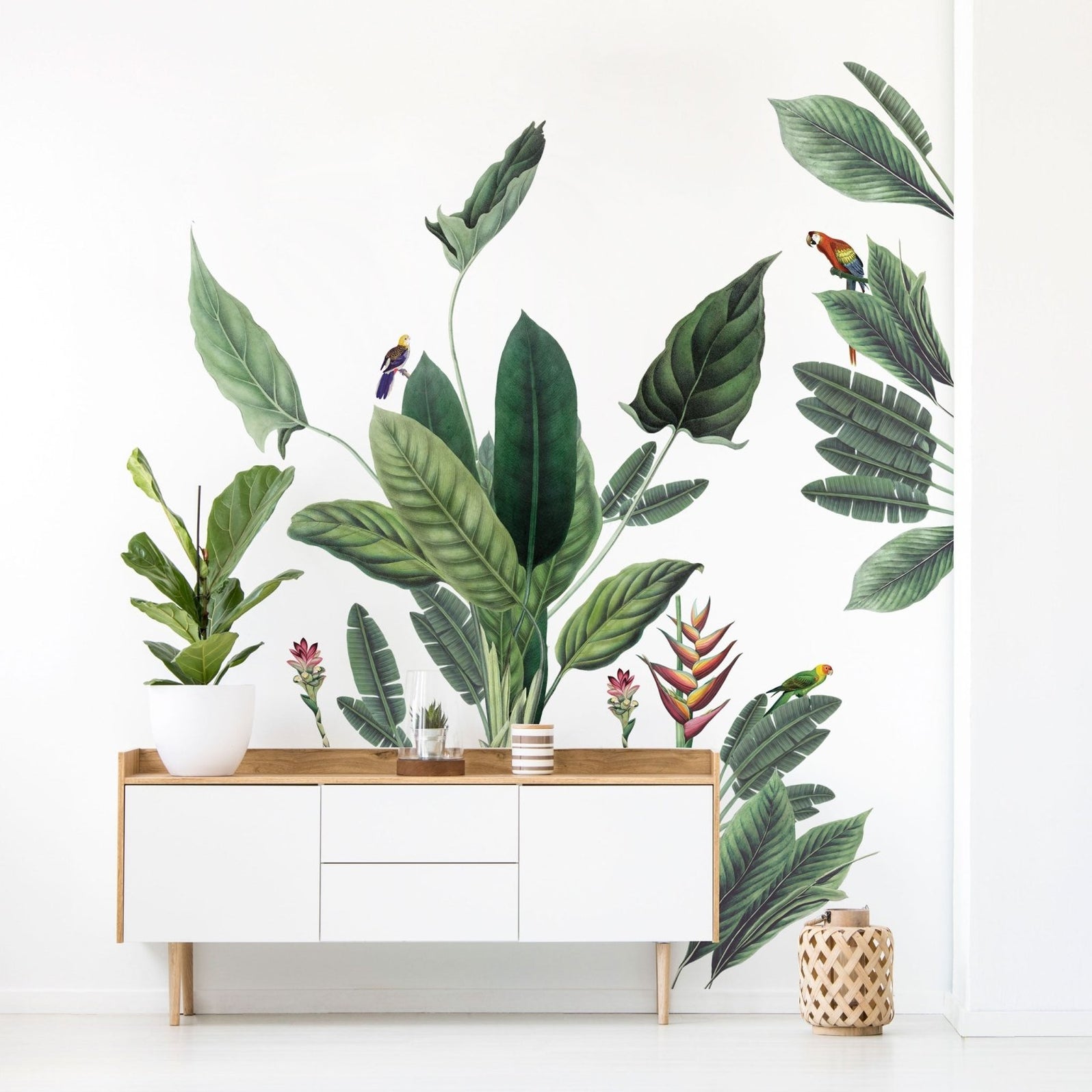 Wall Stickers Vintage Tropical Jungle in botanical style — Made of Sundays
