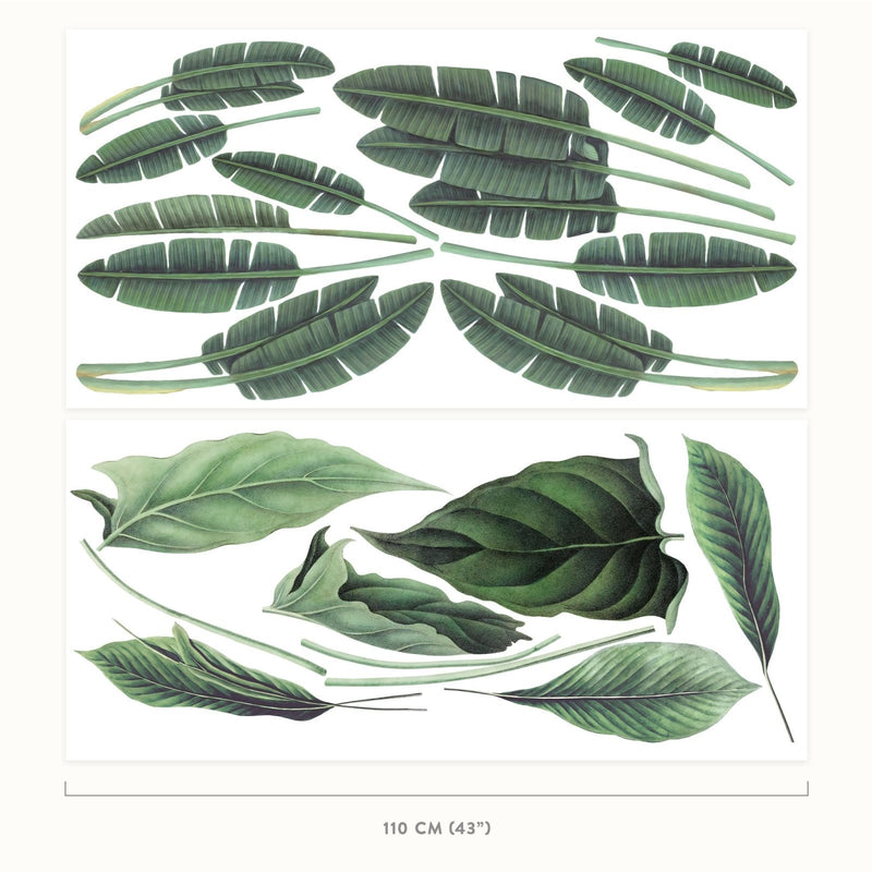 Vintage Tropical Jungle Theme Pack, wall decals by Made of Sundays