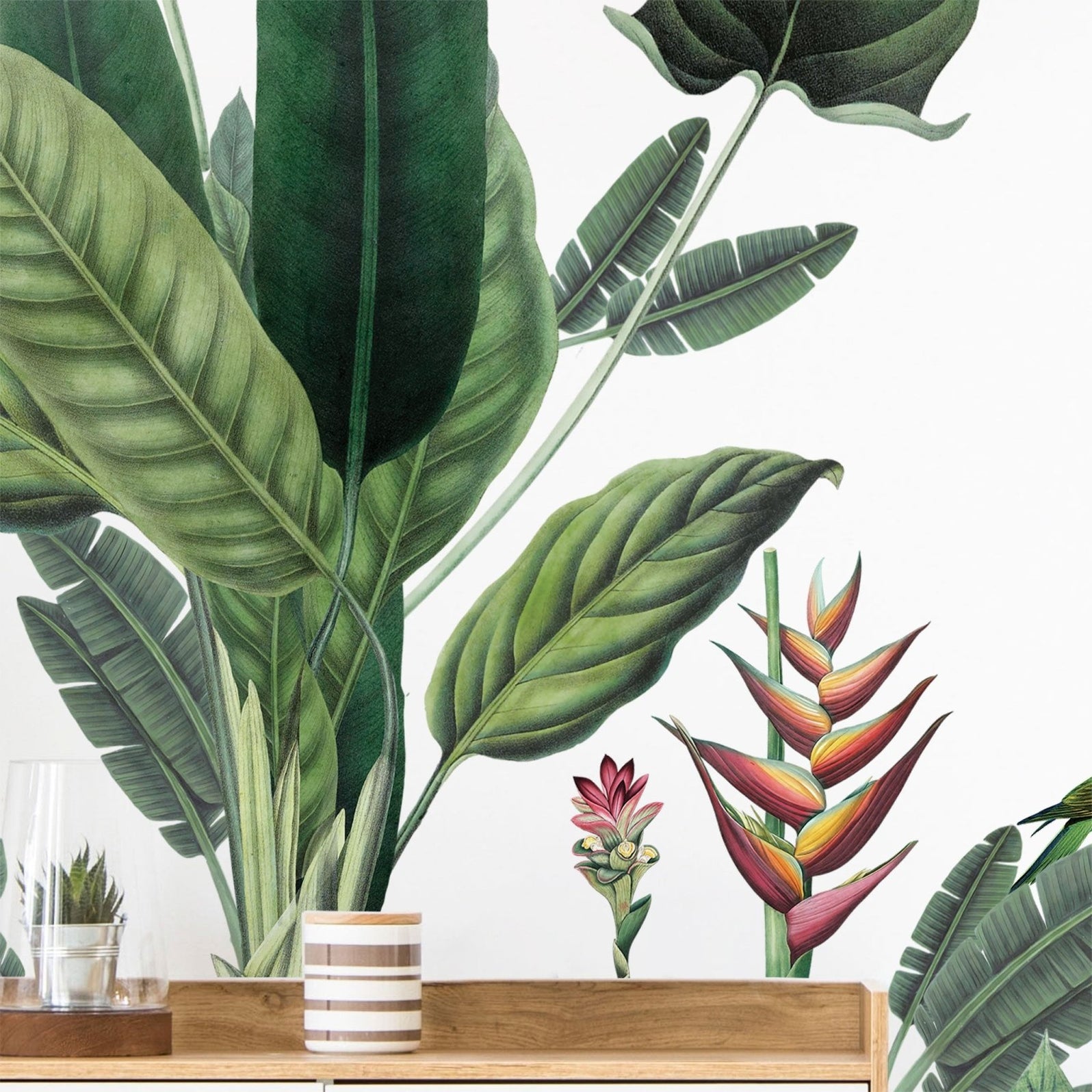 Wall Stickers Vintage Tropical Jungle in botanical style — Made of Sundays