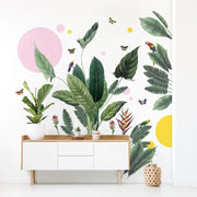 Vintage Tropical Jungle with Shapes, wall decals by Made of Sundays
