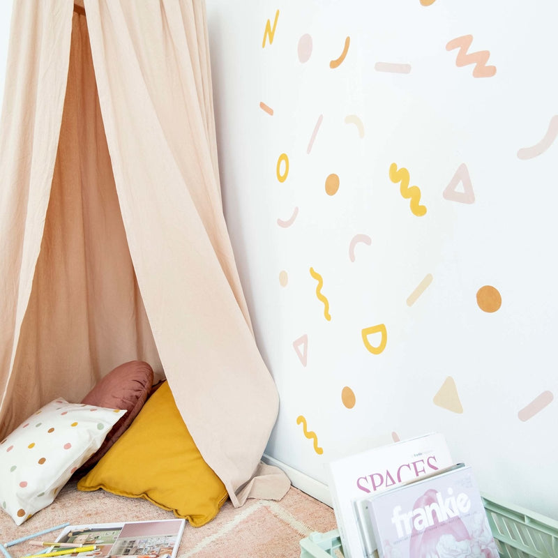 Warm Memphis Wall Stickers