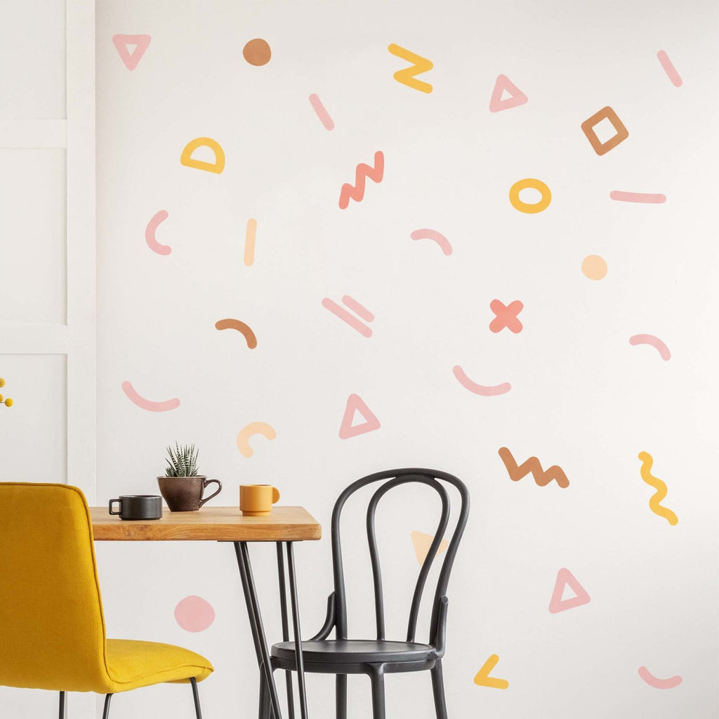 Wall Stickers in Abstract Shapes — Made of Sundays