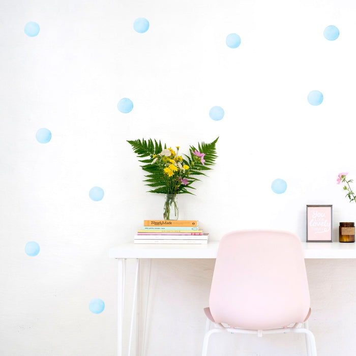 Watercolour Polka Dots Wall Stickers, 6 cm, wall decals by Made of Sundays
