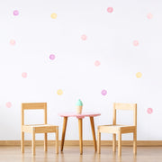 Watercolour Polka Dots Wall Stickers, 6 cm, wall decals by Made of Sundays