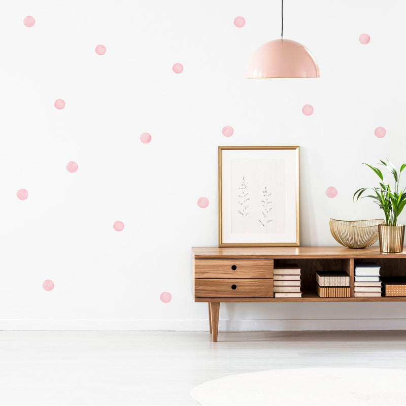 Watercolour Polka Dots Wall Stickers, 6 cm, wall decals by Made of Sundays