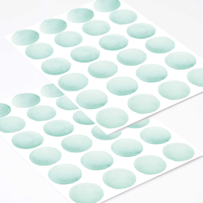 Watercolour Polka Dots Wall Stickers, 6 cm