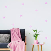 Watercolour Polka Dots Wall Stickers, 6 cm, wall decals by Made of Sundays