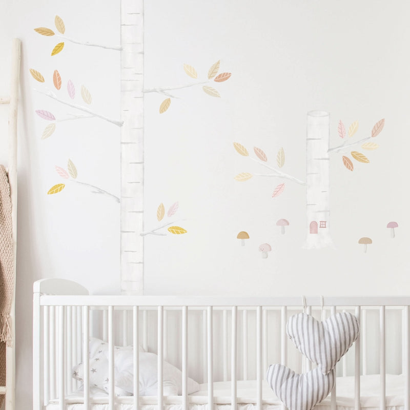 Woodland Autumn Trees Wall Stickers, wall decals by Made of Sundays