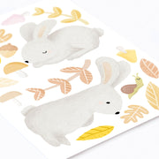 Woodland Bunnies, Wall Stickers, wall decals by Made of Sundays
