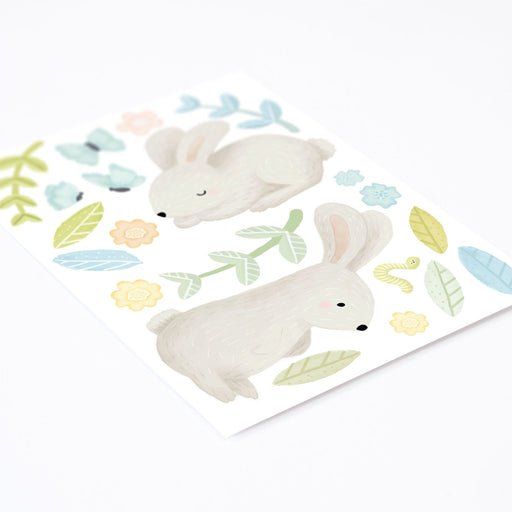 Woodland Spring Bunnies, Wall Stickers, wall decals by Made of Sundays