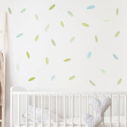 Woodland Spring Leaves Wall Stickers, wall decals by Made of Sundays